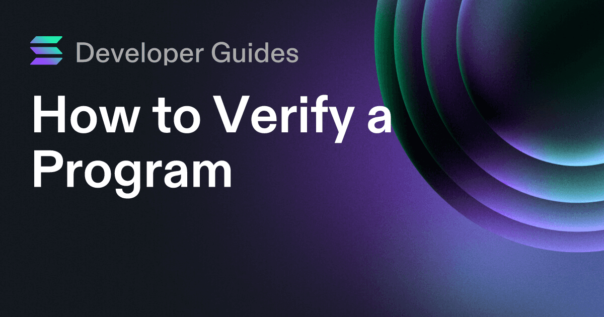 How to Verify a Program