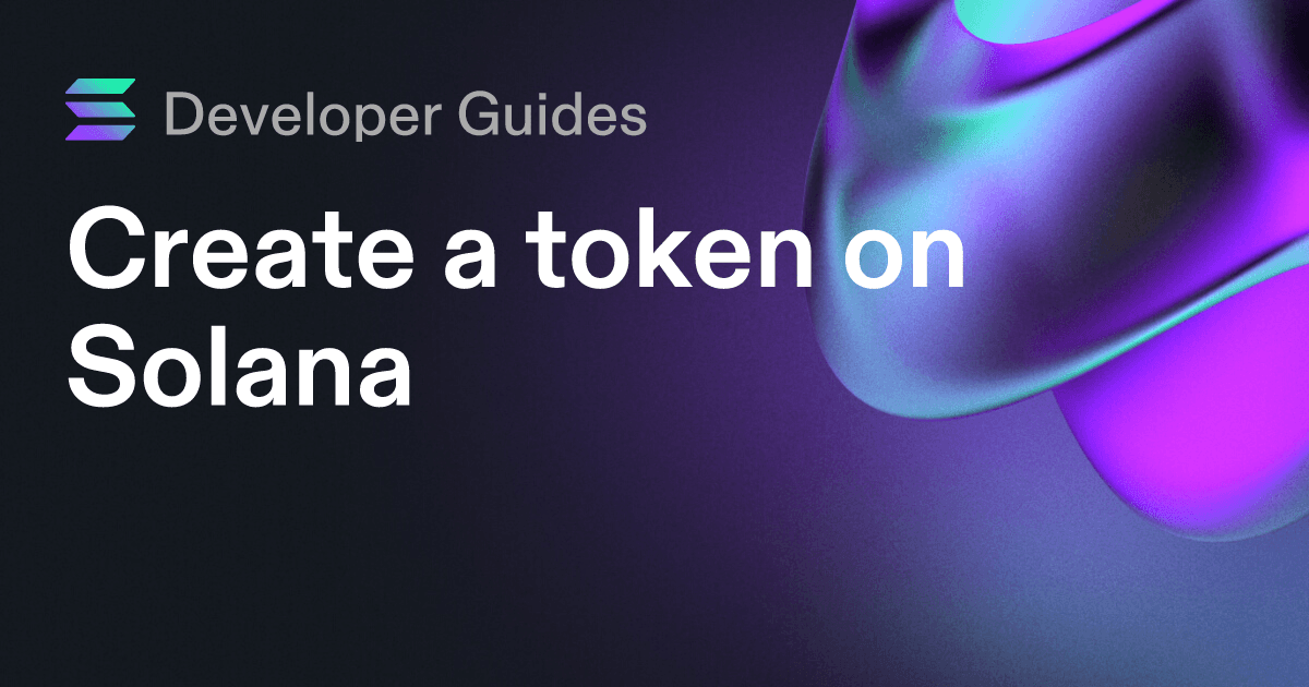 Create a token on Solana